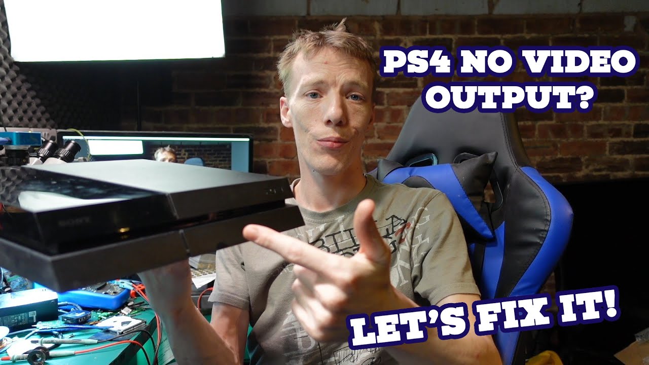 Эта PS4 Original не выводит изображение на телевизор... Можно ли это исправить?