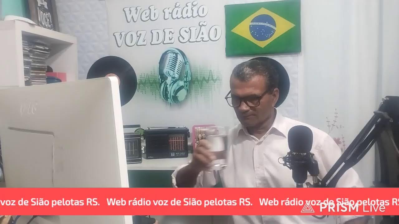 Transmissão ao vivo de Web rádio voz de Sião.