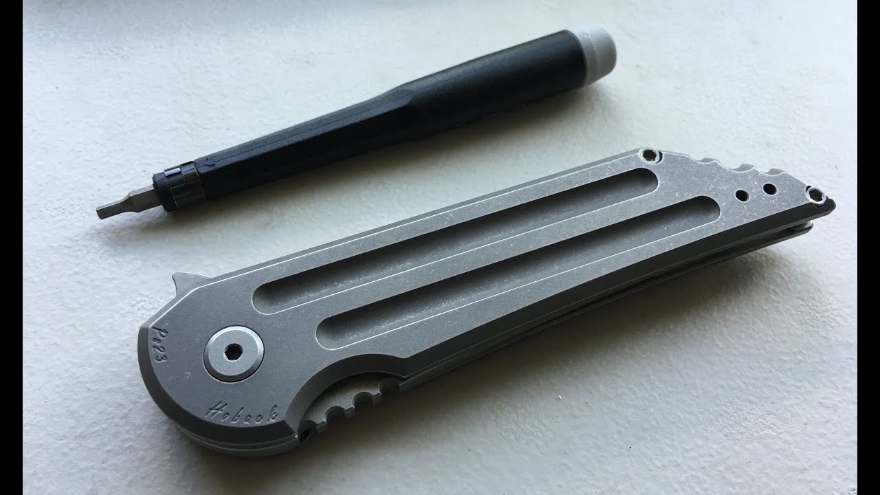 How to disassemble and maintain a Hoback Kwaiback knife