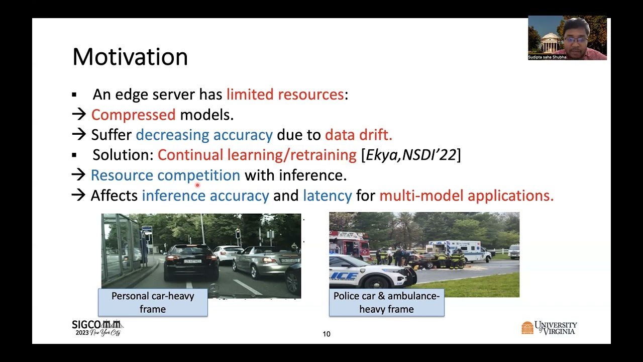 AdaInf: Data Drift Adaptive Scheduling for Accurate … Inference Serving at Edge … (SIGCOMM'23 S8)