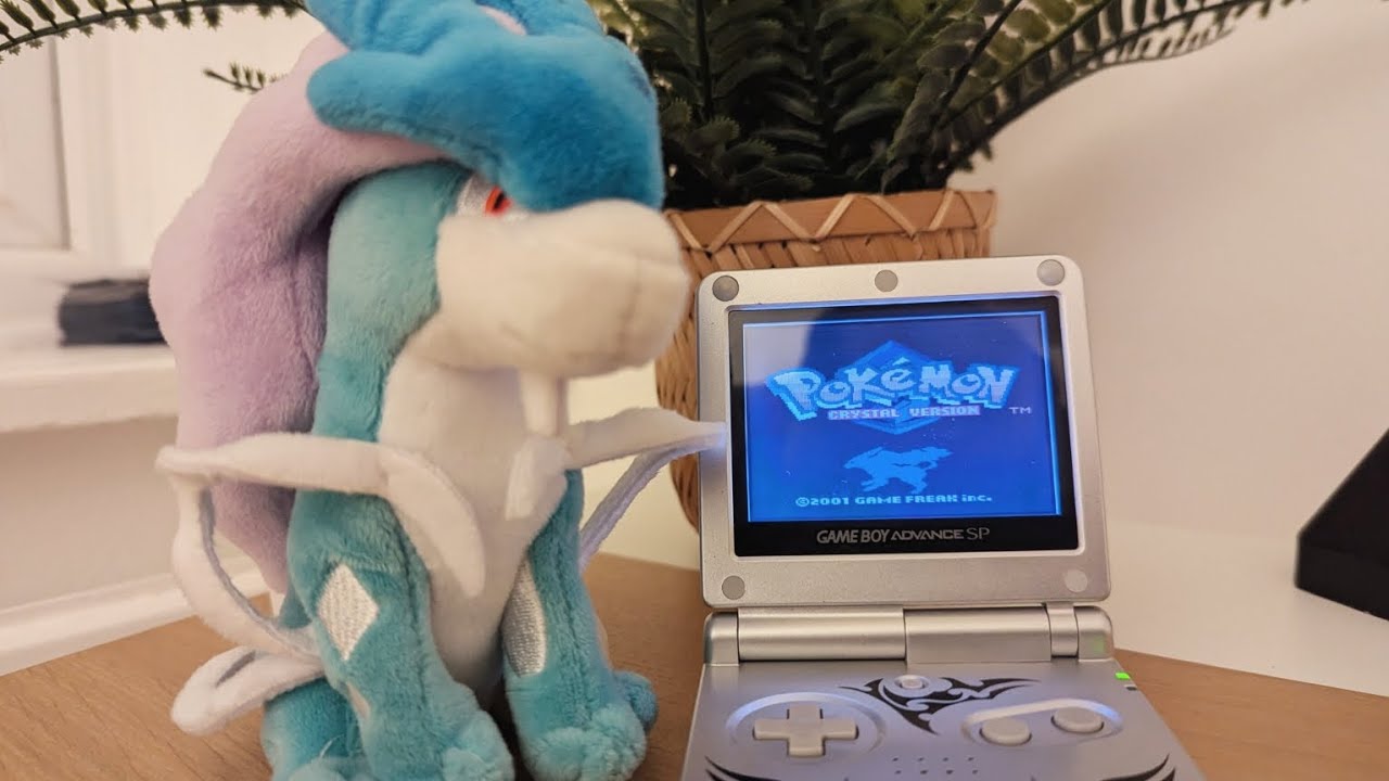 ASMR 💙  nostalgic relaxed playthrough of Pokemon Crystal  (soft spoken)