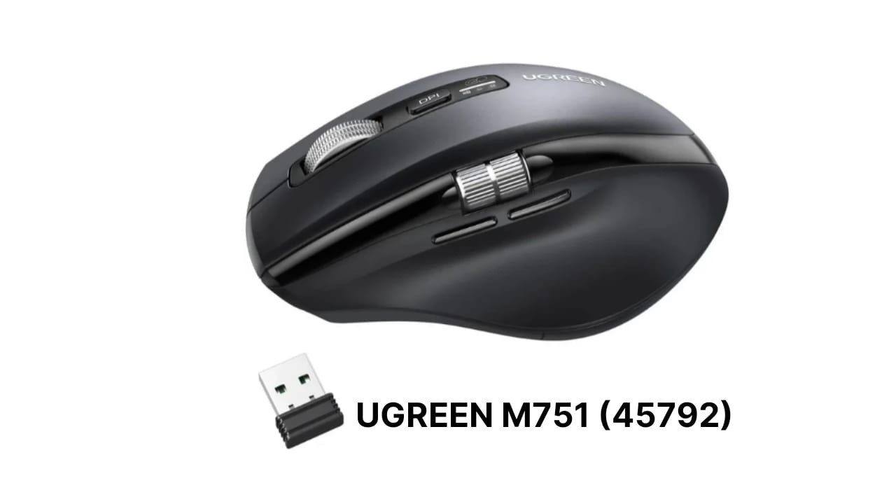 Мышь беспроводная UGREEN M751 (45792) распаковка полный обзор как работает с тремя устройствами !