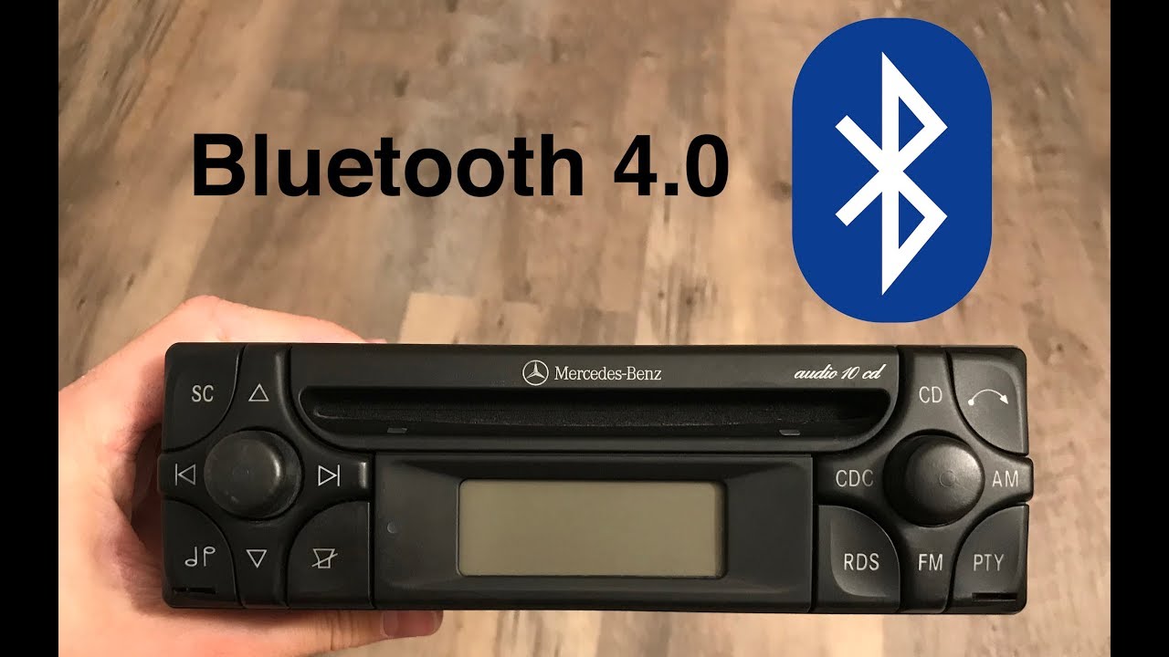 Mercedes-Benz Audio 10 CD — интеграция Bluetooth