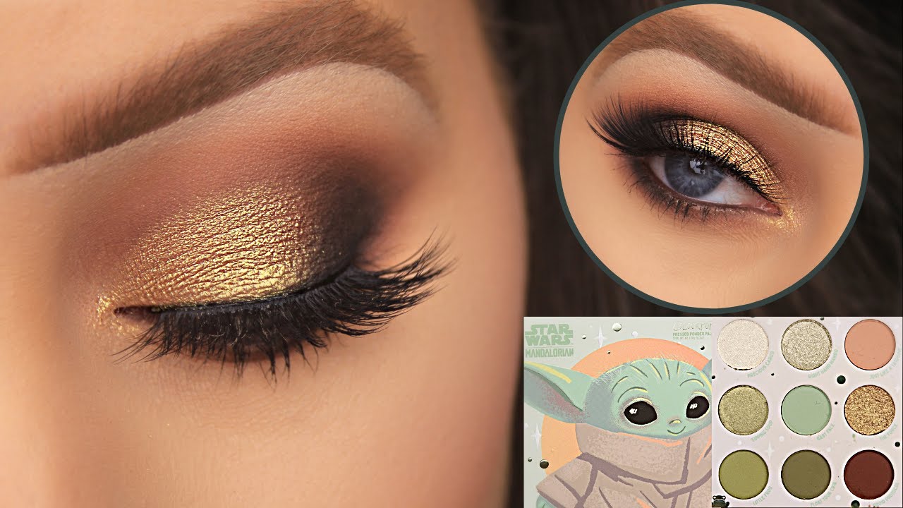 COLOURPOP X BABY YODA 'THE CHILD' PALETTE TUTORIAL | EIMEAR MCELHERON