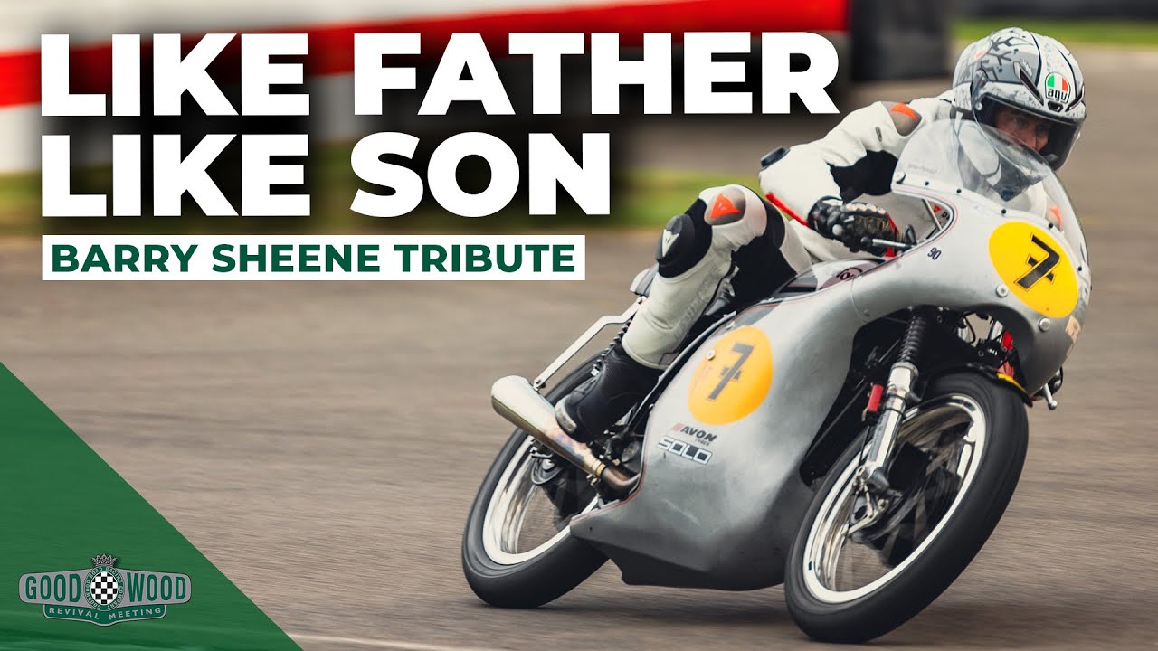 Barry Sheene's son continues his father's legacy at Goodwood
