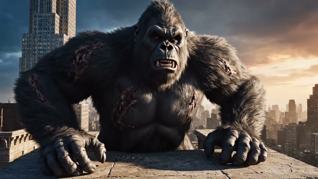 King Kong vs Titanoboa – Epic Monster Battle in Jungle & City | Full Cinematic Fight