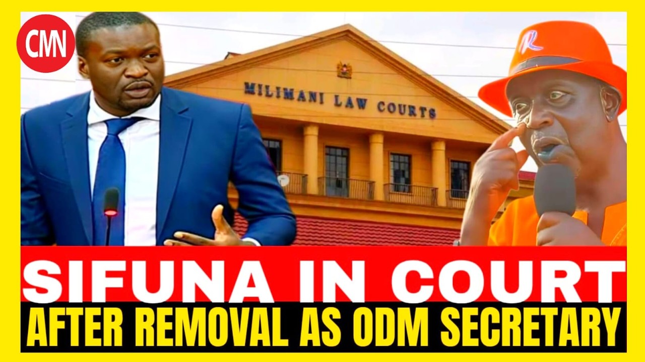 LIVE:SIFUNA VS ODM PARTY REMOVAL CASE AS SG