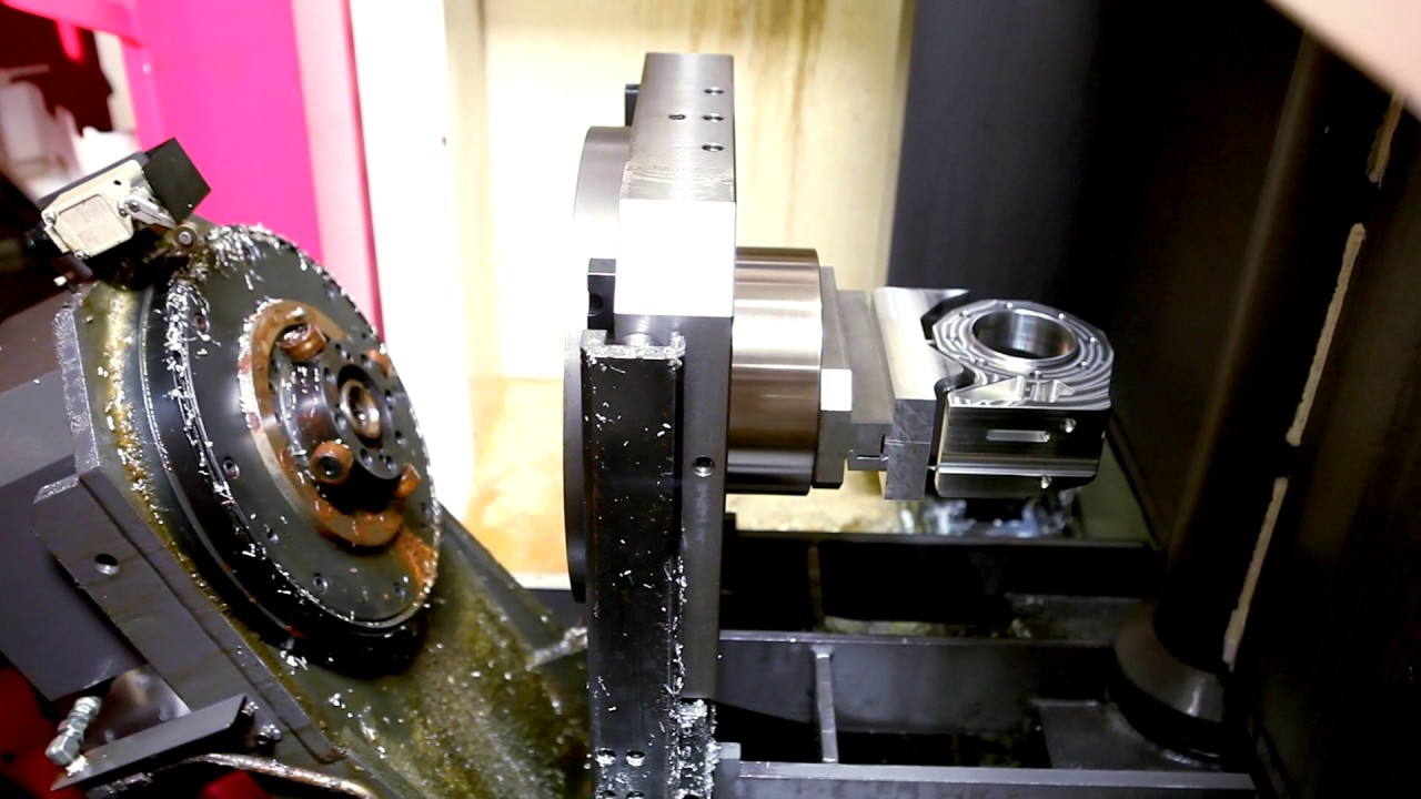 5 axis CNC machine Pink YASUDA H40i HILLTOP