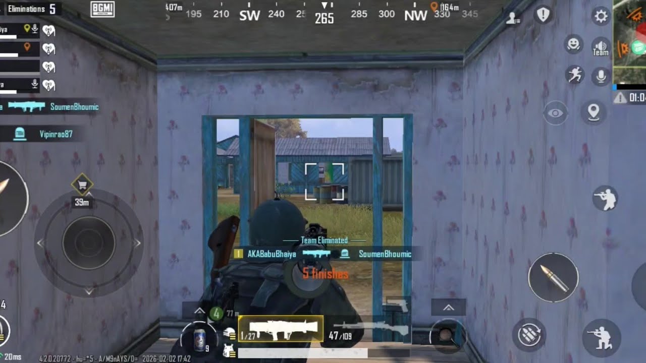 End Tak Ladai 🔥 | Kill Pe Kill, Revive Recall & Full Action | BGMI Payload m202| teams elimination 