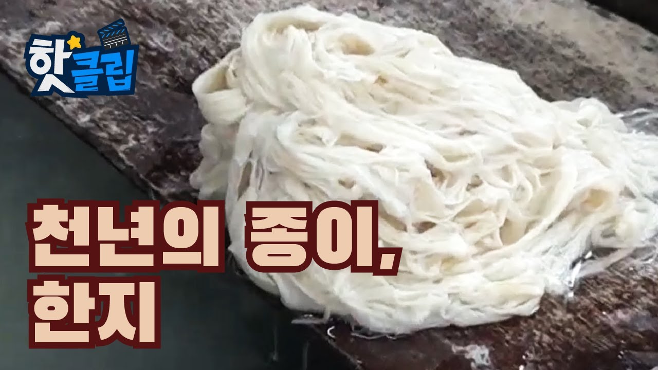 천년이 가도 변치 않는 한지 제작 과정 [핫클립] / YTN 사이언스