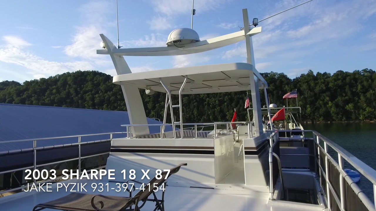 Houseboat For Sale 2003 Sharpe 18 x 87 HP Marine Sales Jake Pyzik