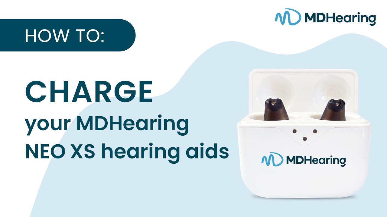 How to charge your NEO XS hearing aids