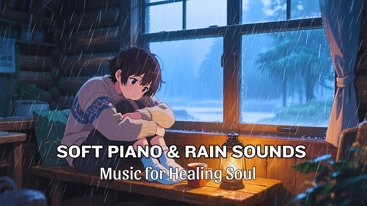 Soothing Piano Music & Gentle Rain Sounds 🌿 | Stress Relief, Relaxation & Deep Sleep