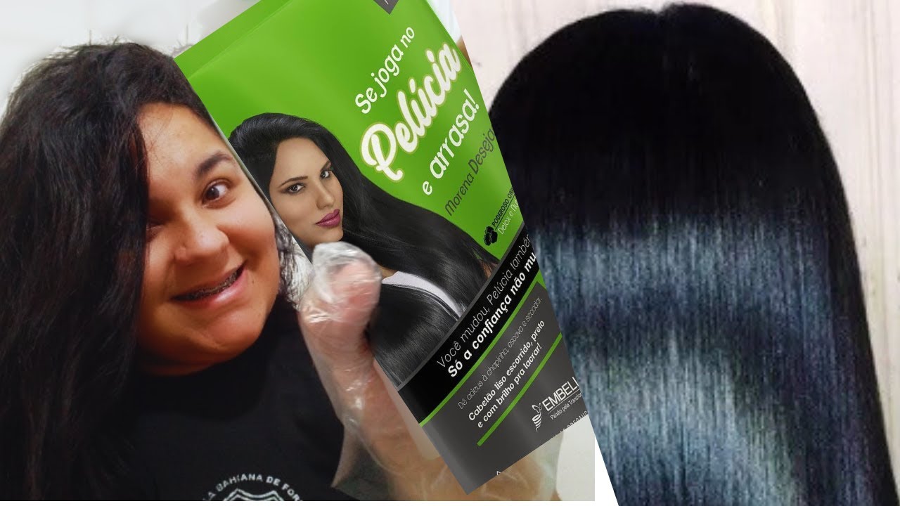 Aplicando Hen&ecirc; Pel&uacute;cia Morena desejada - Liso perfeito