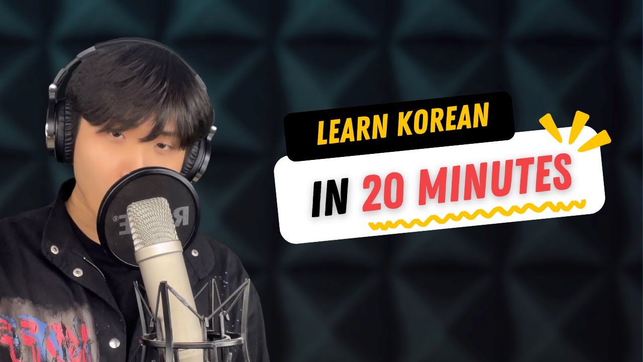Learn Korean in 20 Minutes without effort