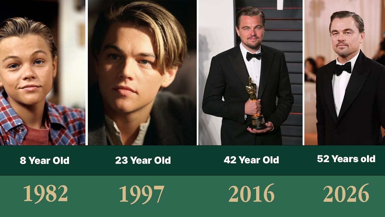 Leonardo DiCaprio Evolution (1982–2026) | From Child Star to Hollywood Icon 🎬🔥