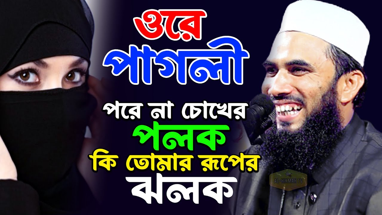 ওরে পাগলী পরে না চোখের পলক কি তোমার রূপের ঝলক মাওলানা গোলাম রব্বানী যুক্তিবাদী New Al Hikmah Tv Waz