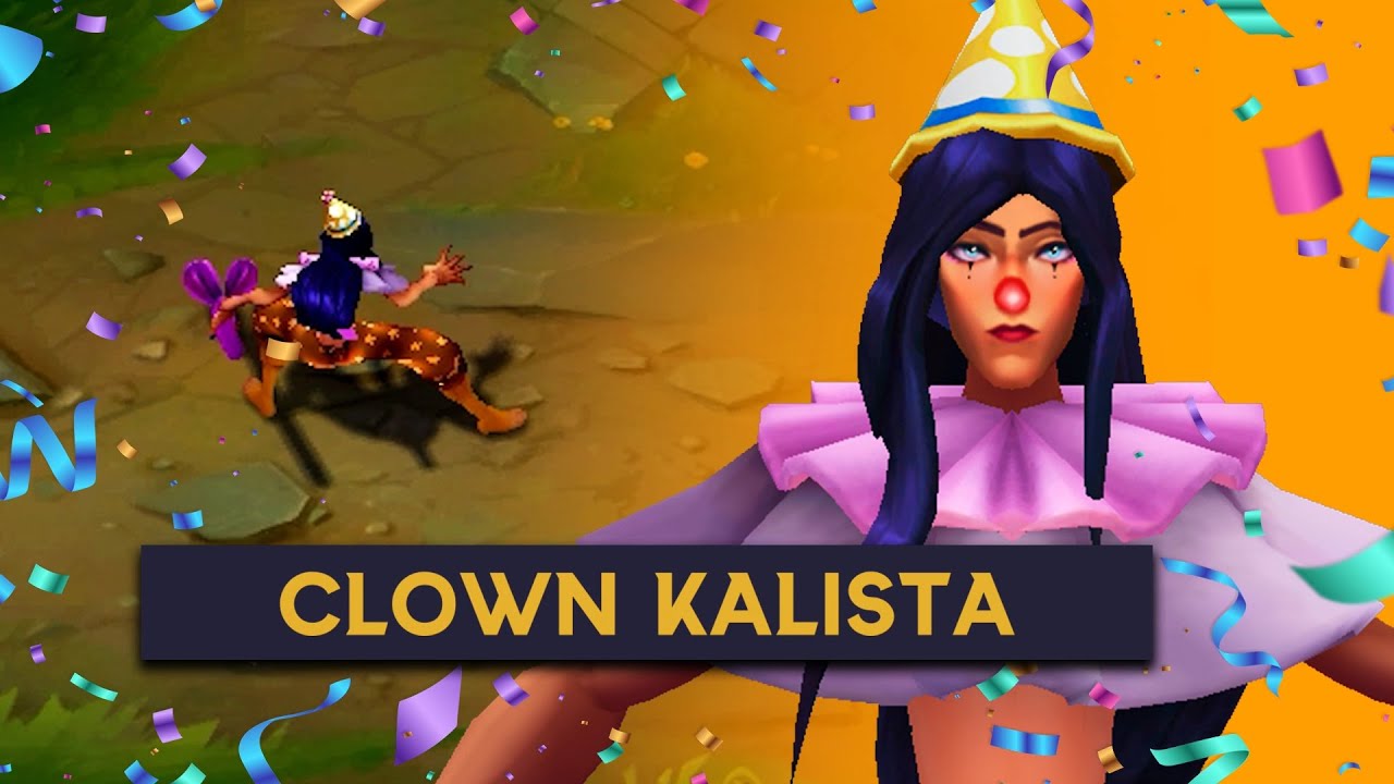 Clown Kalista League of Legends Custom Skin by LordksOP