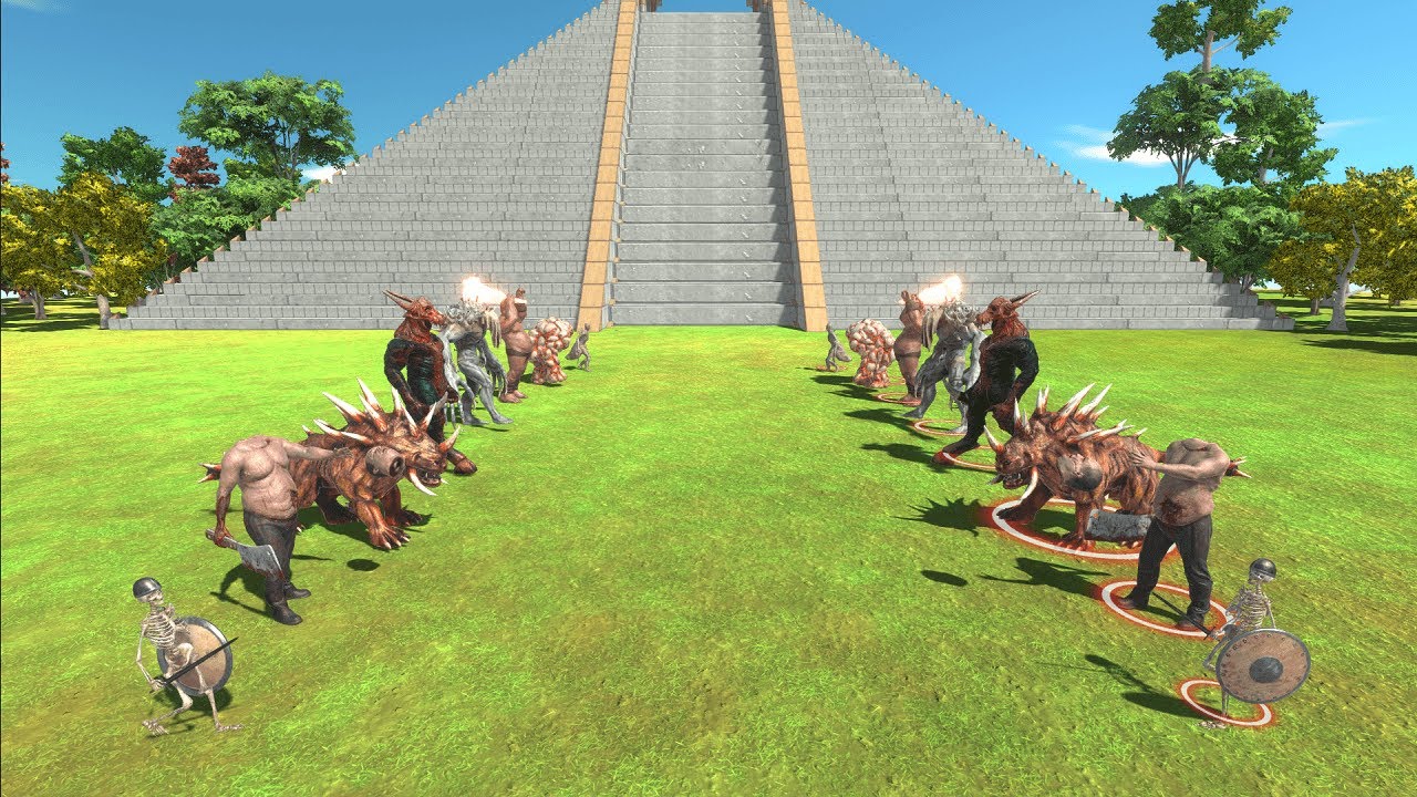 2× Attack Infernals VS 2× HP Itself  (1vs1 Battle) - Animal Revolt Battle Simulator ARBS