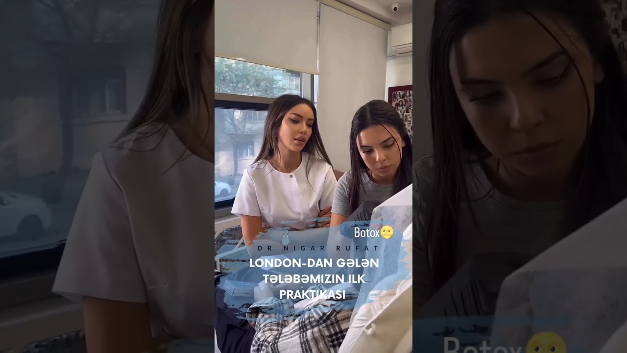 Londondan gələn tələbəmin ilk praktikası #ByNikol #estetik #botox #botoks #botoxinjections