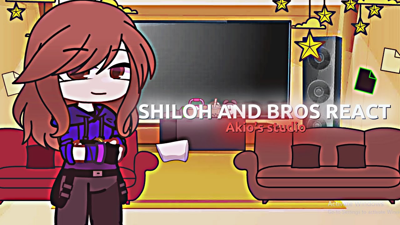 | Shiloh and bros react to maze | SAB | Akio's studio | reaction |