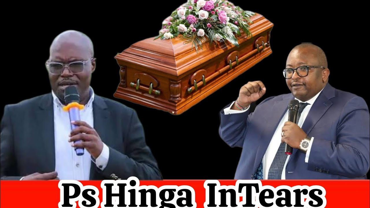 PS HINGA IN TEARS US HE PAYS  LAST RESPECT TO NGENO DURING MASS