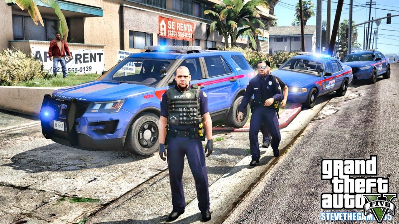 GTA 5 MODS LSPDFR 0.4.2 - EP 28 -  CITY PATROL!!! (GTA 5 REAL LIFE PC MOD)