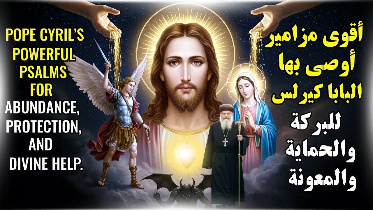 صلوات المعونة الإلهية للرزق والبركة والحماية | صلىّ بها البابا كيرلس | أطب معجرة الأن