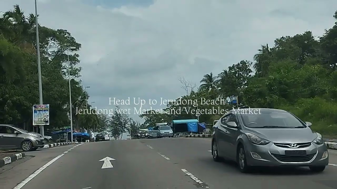 Rushing from Batu Bersurat Gadong to Jerudong Beach and Shopping at wet market Jerudong
