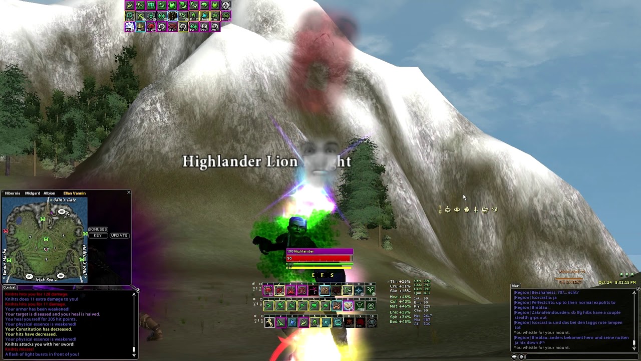 DAOC YWAIN - RR9 SHAMAN VS ASSASSINS 2019