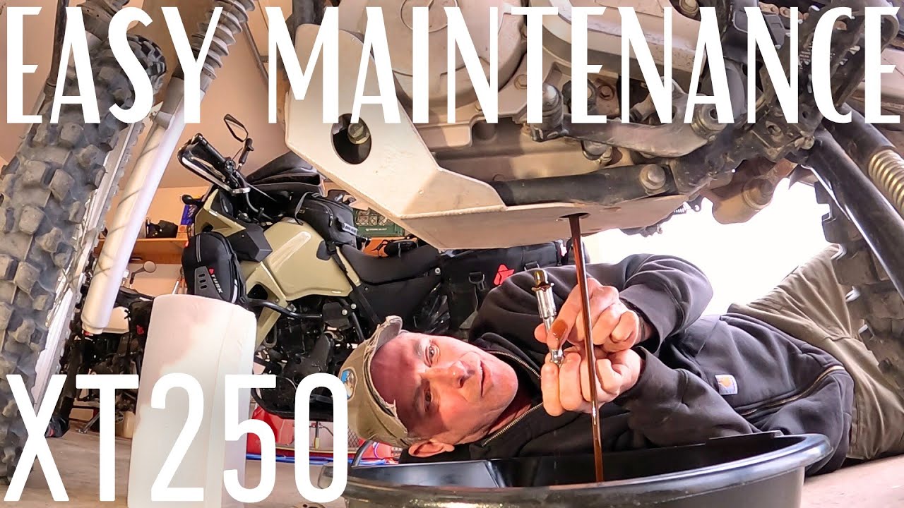 Easy Maintenance, Don't Be Intimidated - Yamaha XT250 - Oil/Air Filter & Chain
