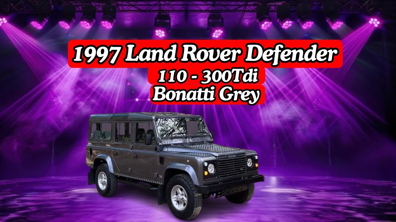 1997 Land Rover Defender 110 | 300Tdi | Bonatti Grey | Classic Turbo Diesel 4x4