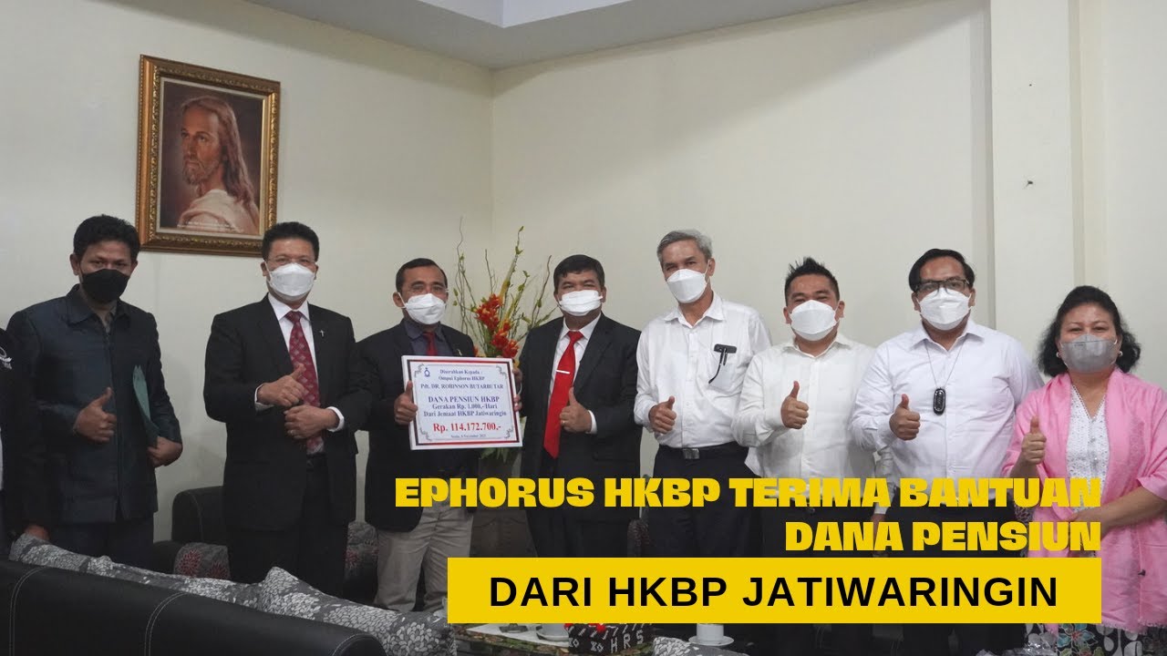 Ephorus Pdt. Dr. Robinson Butarbutar dan HKBP Jatiwaringin Ajak Jemaat Lunasi Dana Pensiun HKBP