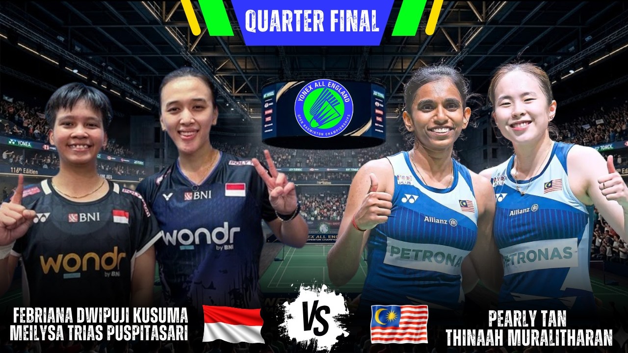 Febriana/Meilysa vs Pearly TAN/THINAAH Muralitharan | All England Open 2026 Badminton