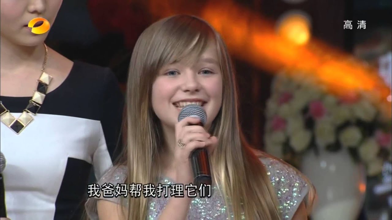 Connie Talbot on Chinese TV show 