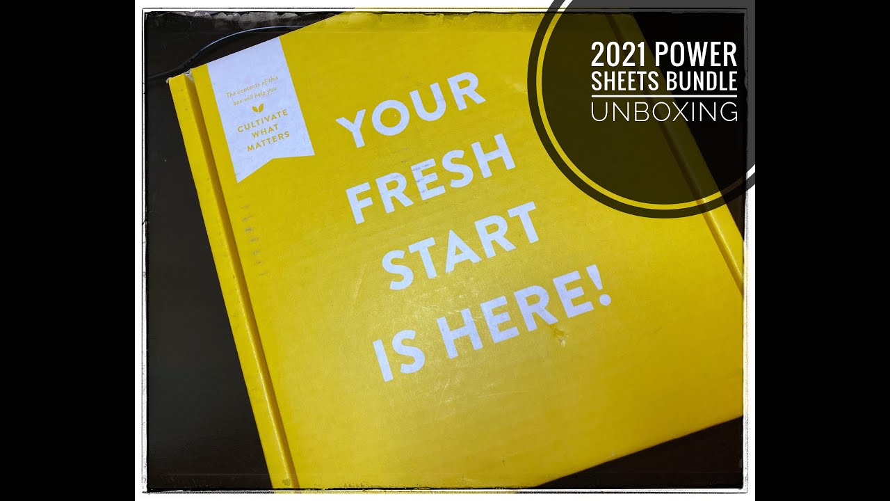 2021 Power Sheets Bundle Unboxing
