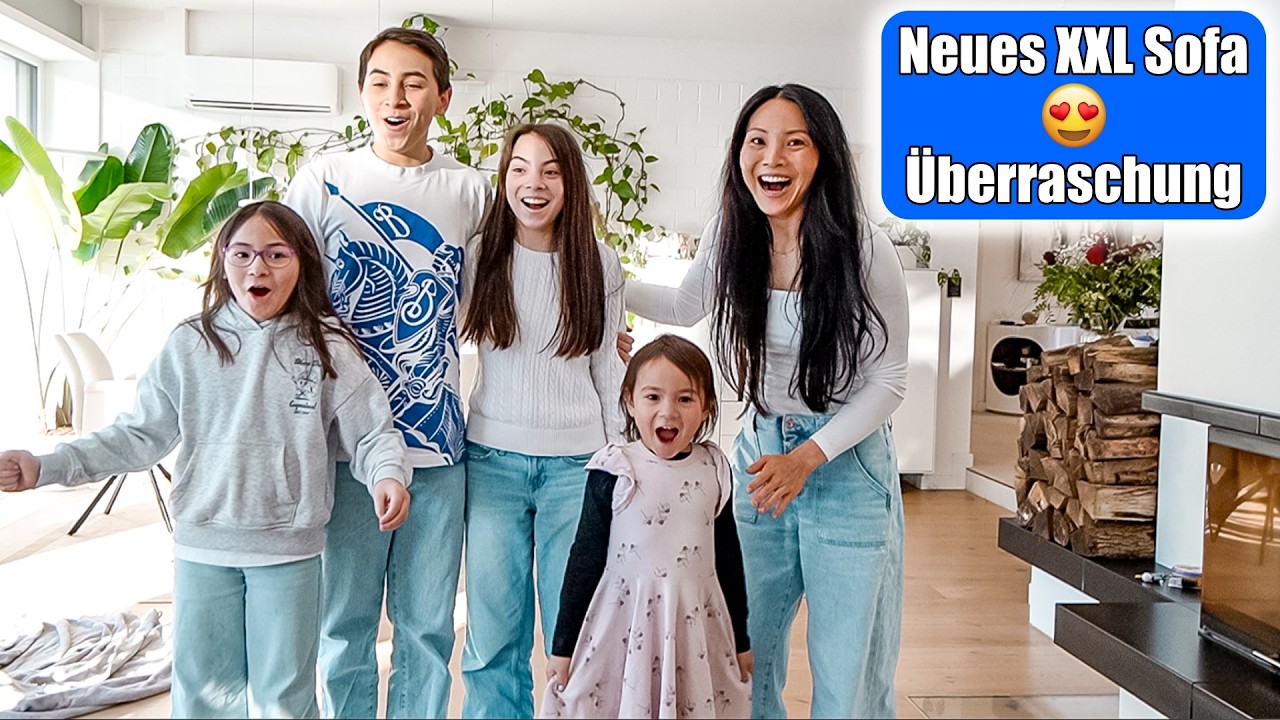 Neues XXL Sofa Überraschung für Familie 😍 Mama VLOG | Mamiseelen