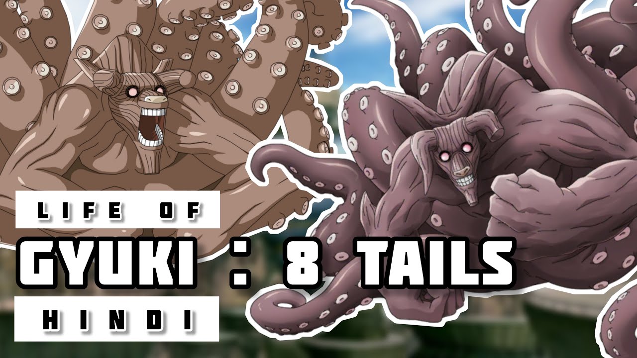 Life of Gyuki (8 Tails) in Hindi || Naruto