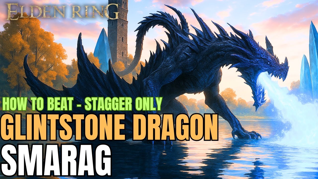 How To Beat Glintstone Dragon Smarag Boss Guide ⚔️ Axe + Strength Build