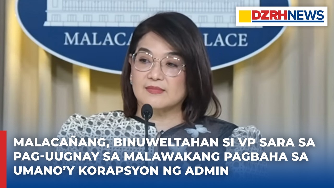 Malacañang, binuweltahan si VPSara sa pag-uugnay sa malawakang pagbaha sa umano’y korapsyon ng admin
