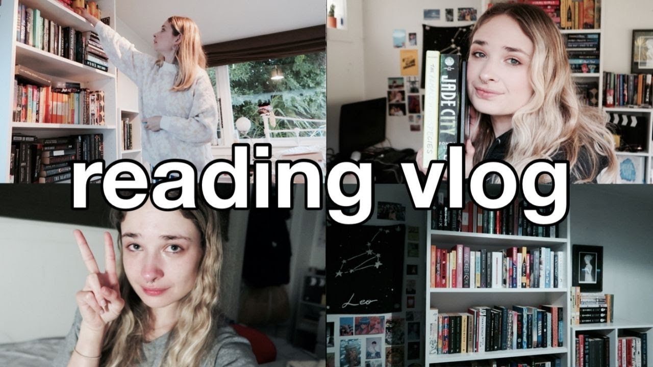 reorganising my bookshelf and sobbing over a book yet again ✨ weekly reading vlog