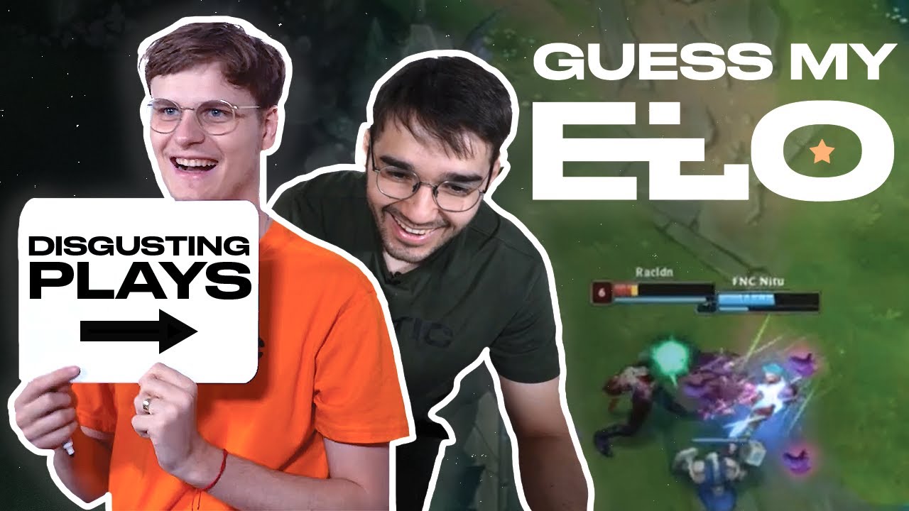 Rating Your DISGUSTING Plays! | Guess My ELO 2022 ft. Upset & Hylissang