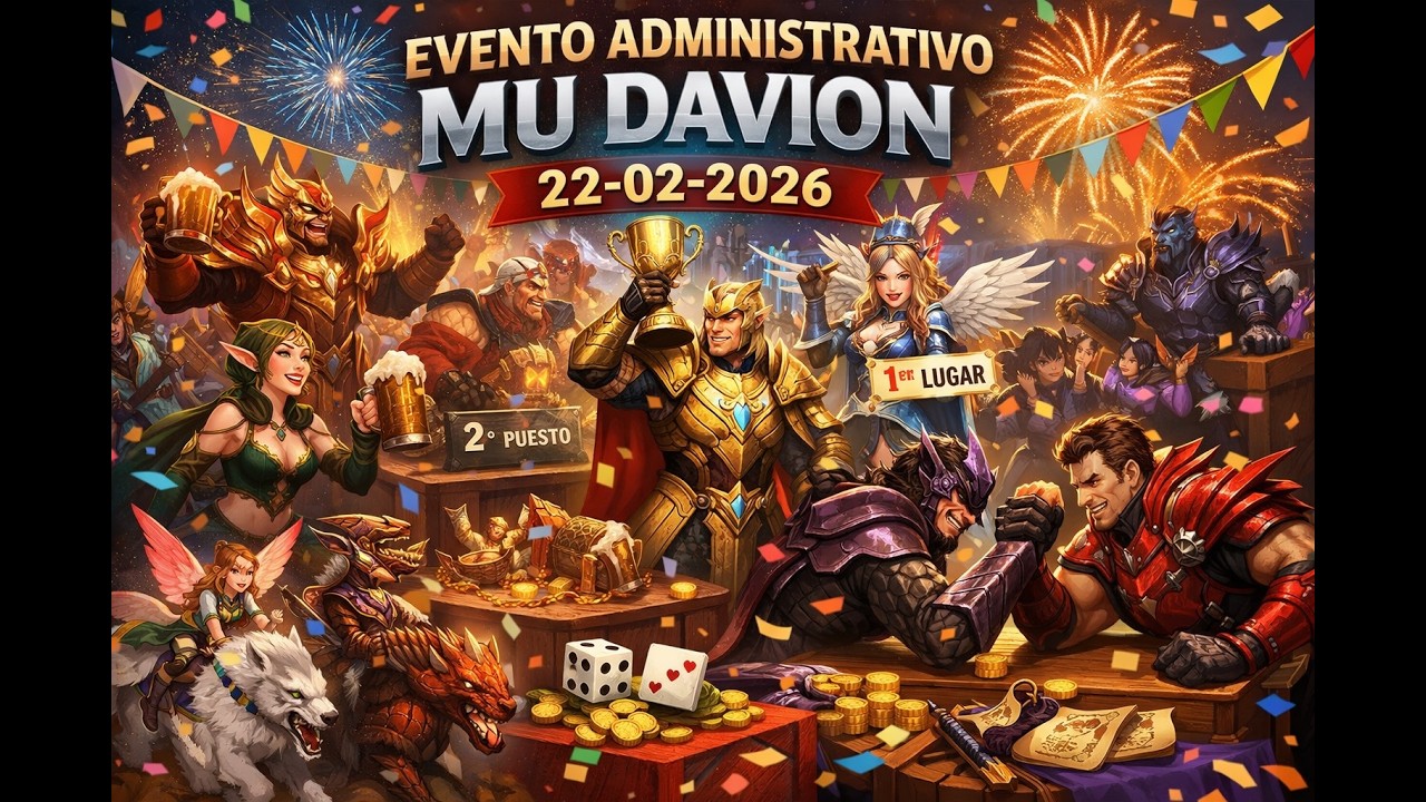 🏆MU DAVION SEASON 6 FULL STAT EVENTOS || SERVER TOP 2026 || +4500 ONLINE REALES