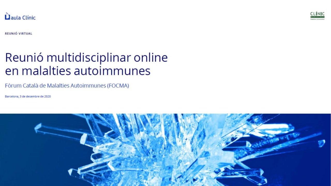Reuni&oacute; multidisciplinar online en malalties autoimmunes