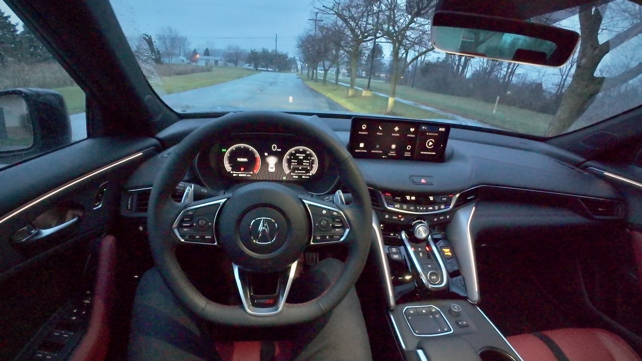 Acura TLX Type S 2024 года — Ночная поездка от первого лица / Заключительные мысли