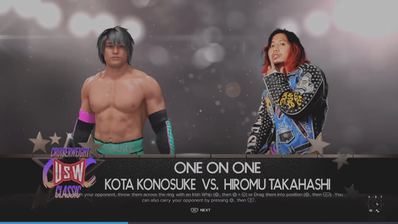 Kota Konosuke Vs Hiromu Takahashi(Cruiserweight Classic)