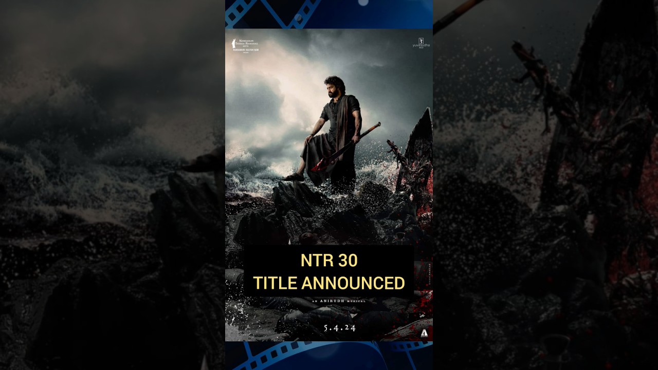 NTR 30 title announced #ntr30movie #jrntr #devara