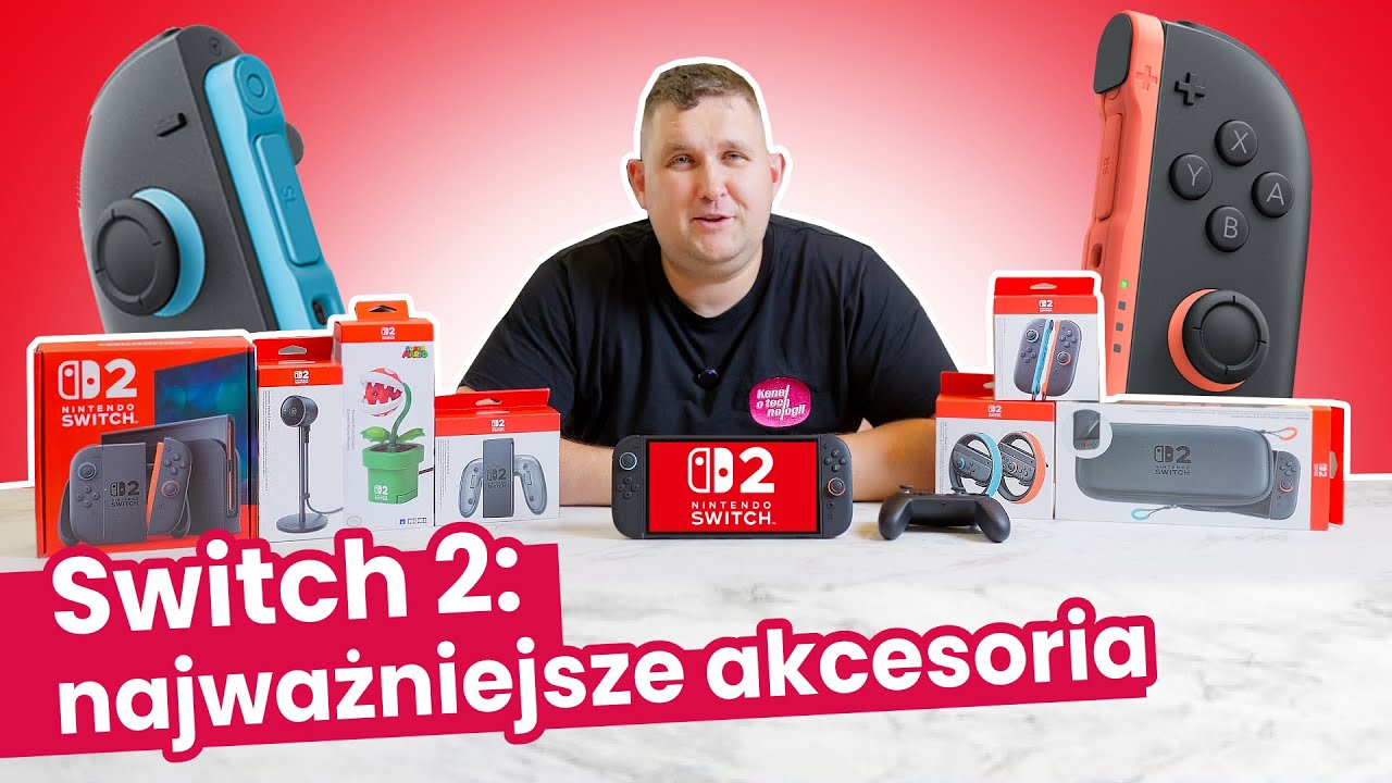 Akcesoria do Nintendo Switch 2. Które warto kupić?