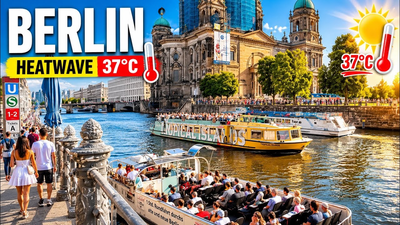 🔥 BERLIN HEATWAVE 37&deg;C ☀️ | Summer in Germany Has Never Looked Better! 🇩🇪 | 4K HDR