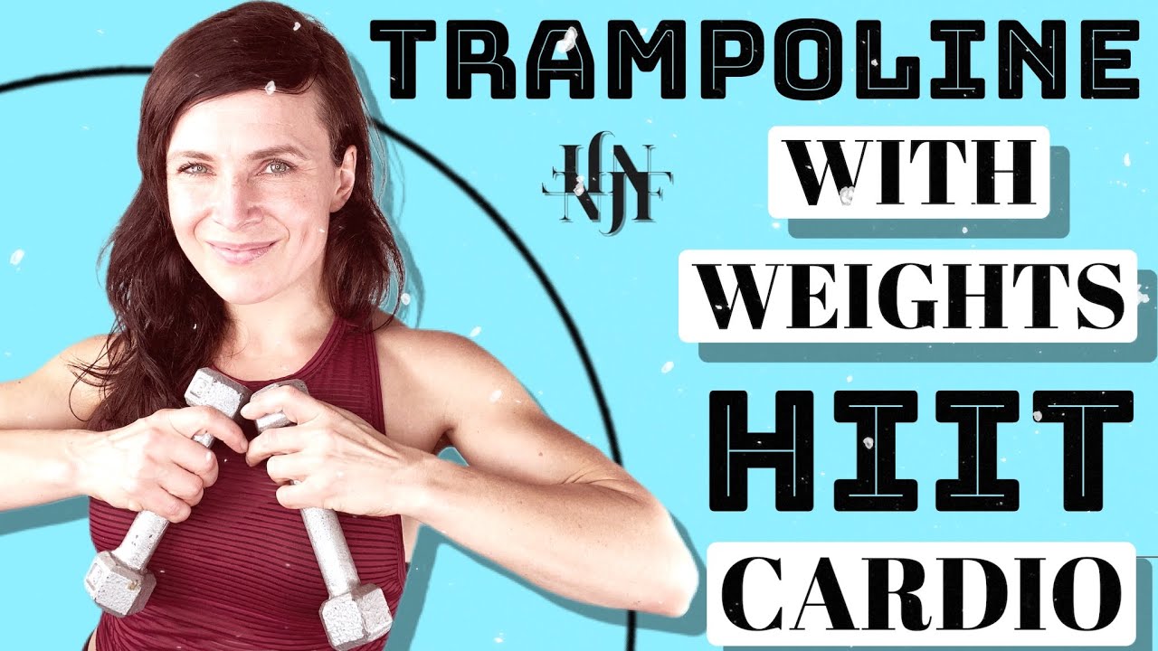 Trampoline Workout With Weights  (Trampoline Exercise At Home)